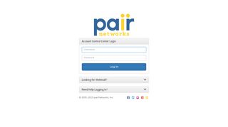 
                            8. pair Networks Account Control Center