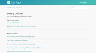 
                            7. Pairing Devices – OurPact Support