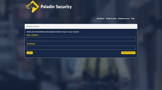 
                            2. Paladin Security - Login