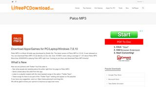 
                            7. Palco MP3 - For PC (Windows 7,8,10,XP) Free Download