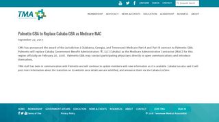 
                            9. Palmetto GBA to Replace Cahaba GBA as Medicare MAC