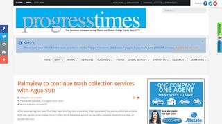 
                            6. Palmview to continue trash collection services with Agua SUD