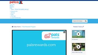 
                            3. Pals Rewards Program - Petco