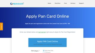 
                            7. Pan Card Registration - MyOnlineCA