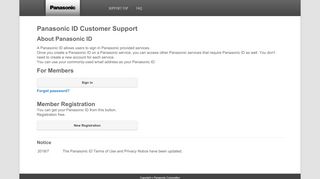 
                            1. Panasonic ID Customer Support