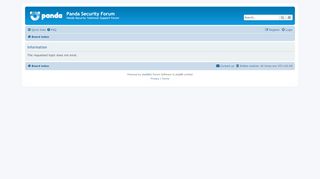 
                            6. Panda Security Forum - View topic - Login to control Panel