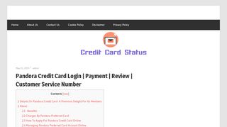 
                            3. Pandora Credit Card Login | Payment | Review | …