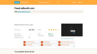 
                            9. Panel.adbooth.com: AdBooth Admin Panel | Login