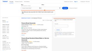 
                            9. Panera Bread Jobs, Employment | Indeed.com