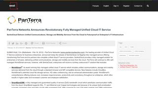 
                            5. PanTerra Networks Announces Revolutionary Fully ... - GlobeNewswire