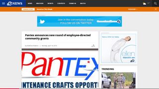 
                            5. Pantex announces new round of employee-directed community grants ...