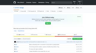 
                            8. pantsel/konga: More than just another GUI to Kong Admin API - GitHub