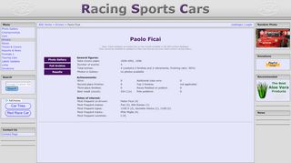 
                            9. Paolo Ficai - Racing Sports Cars