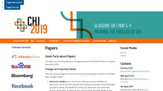 
                            6. Papers – CHI 2019