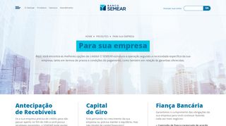 
                            2. Para sua Empresa - Banco Semear