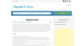 
                            6. Parallon Pay Stub | Paystub & Taxes