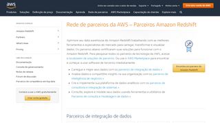 
                            8. Parceiros do Amazon Redshift – AWS