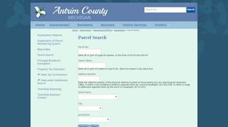 
                            7. Parcel Search - Antrim County