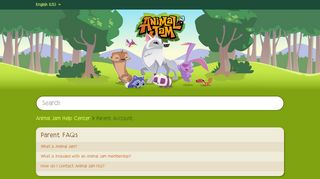 
                            1. Parent Account – Animal Jam Help Center