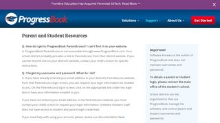 
                            6. Parent and Student Resources | ProgressBook