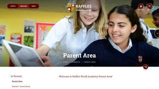 
                            2. Parent Area | Raffles World Academy
