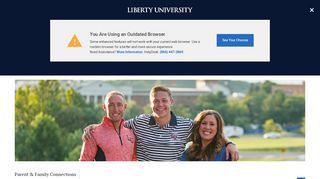 
                            8. Parent & Family Connections | Parents | Liberty University