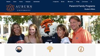 
                            2. Parent & Family Programs – Student Affairs - Auburn University