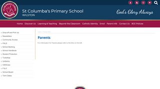 
                            5. Parent Info - St Columba's Wilston