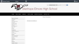 
                            2. Parent Information - Stanhope Elmore High School