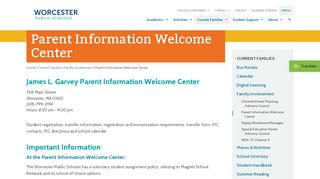 
                            7. Parent Information Welcome Center – Worcester Public Schools ...