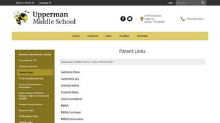 
                            8. Parent Links - Upperman Middle School