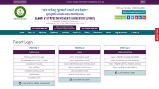 
                            4. Parent Login - Jayoti Vidyapeeth Women's University, JVWU ...