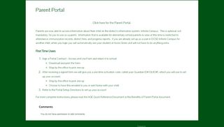 
                            1. Parent Portal - Acres Green Elementary - WE'VE MOVED - Google Sites