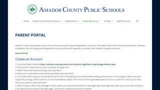 
                            10. Parent Portal – Amador County Public Schools