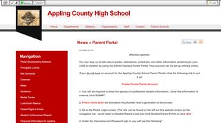 
                            2. Parent Portal - Appling County School District