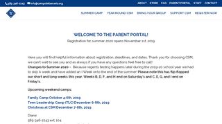 
                            6. Parent Portal – Camp Stella Maris