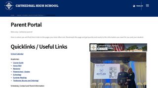 
                            8. Parent Portal - Cathedral High School