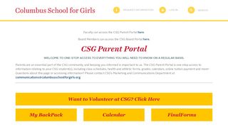 
                            4. Parent Portal - Columbus School for Girls