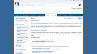 
                            9. Parent Portal | dcps