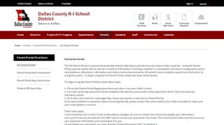 
                            3. Parent Portal Directions / SIS Parent Portal - Dallas County RI School ...