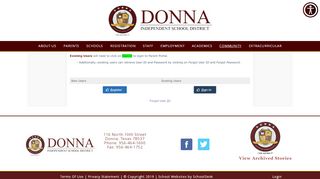 
                            1. Parent Portal - Donna ISD