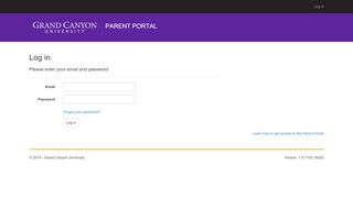 
                            3. Parent Portal - Grand Canyon University