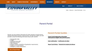 
                            1. Parent Portal Guides - Covina-Valley Unified School District