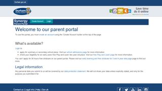 
                            8. Parent Portal: Home - Durham County Council