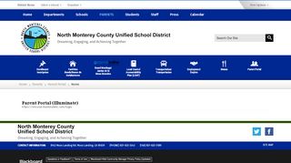 
                            8. Parent Portal / Home - North Monterey County Unified School District