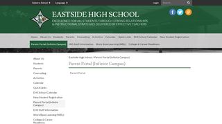 
                            7. Parent Portal (Infinite Campus) - Eastside High School