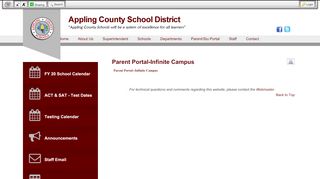 
                            1. Parent Portal-Infinite Campus • Page - Appling County School District