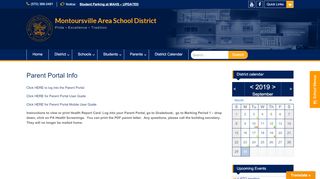 
                            5. Parent Portal Info – Montoursville Area School District