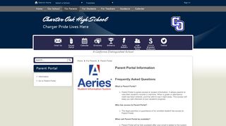 
                            7. Parent Portal / Information - Charter Oak Unified School District