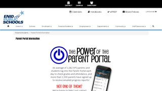 
                            8. Parent Portal Information - Enid Public School